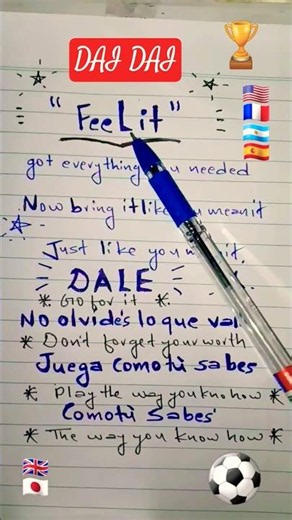 🌎️⚽️ DAI DAI FIFA World Cup Song 2026(English Translation + Lyrics)Shakira #lyricvideo #shakira #yts
