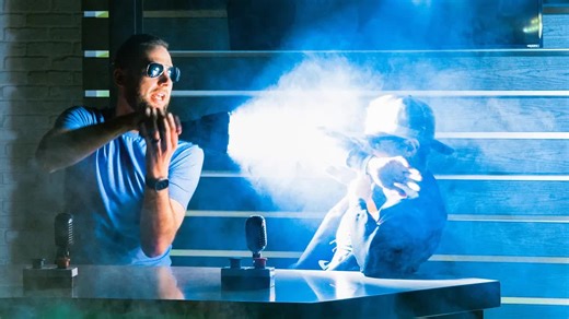 The brightest flashlight you'll ever see 🔦🌍 #flashlight #gadget #dudeperfect | Dude Perfect