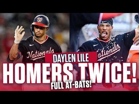 Daylen Lile Crushes TWO Home Runs | Full At-Bats