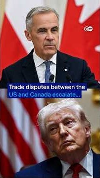 US-Canada tariff war escalates | DW News