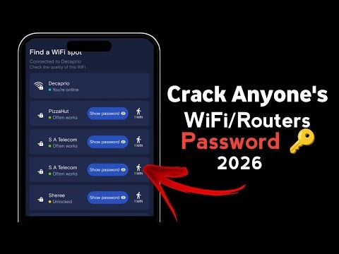 WiFi/Router Password Cracking Full Guide 2026 🔥