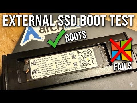 Linux Boots, Windows Doesn't: External M.2 SSD Test