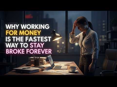 Why working for money is the fastest way to stay broke forever?