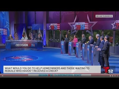 California governor candidates clash over housing, immigration in final pre-primary debate