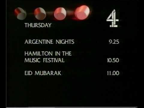 Channel 4 Continuity & Adverts | 18th April 1991