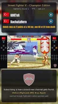 Street Fighter II' - Champion Edition FT5: G0KTuG vs BachataHero - Game 5 round 1 #Shorts