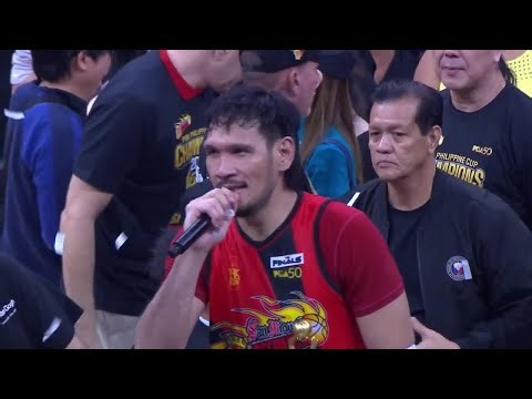 Fajardo RECEIVES FIRST ‘Ramon Fernandez’ PBA Finals MVP award | PBA Season 50 Philippine Cup