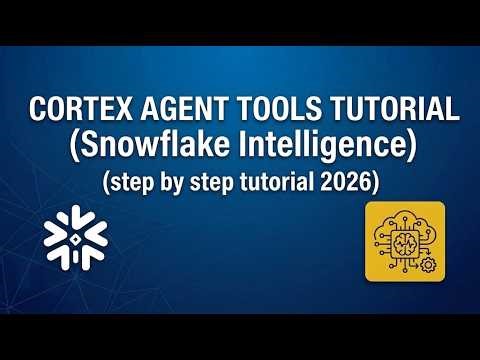Add Cortex Analyst, Search Service & Custom Tools UDF & procedure to Snowflake AI Agent in 9 mins