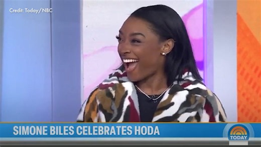Watch: Simone Biles hints at LA 2028 return