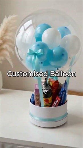 Customised Hot Air Balloon Hamper with Snacks