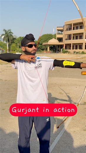 Amazing Archery Practice 🎯 Eklavya & Gurjan Singh 🏹🔥 #Shorts