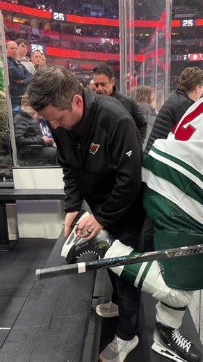 quick pit stop 🛞 #nhl #pitstop #mnwild | Pit Stop