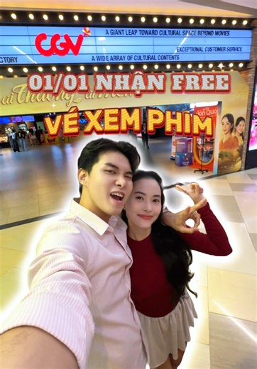 Nhận vé xem phim miễn phí tại CGV ngày 1/1