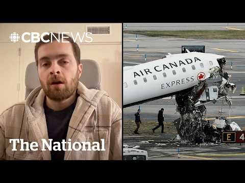 Air Canada passenger describes LaGuardia plane crash