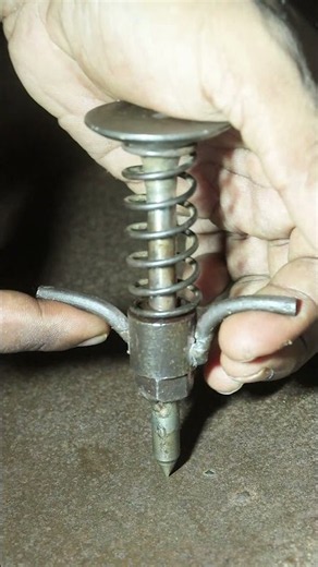 Made an Auto Center Punch from an Old Engine Valve #AutoCenterPunch #HandmadeTools