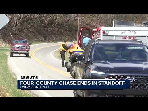 Deputy hospitalized, suspect in custody after 60-mile police pursuit | WSOC-TV