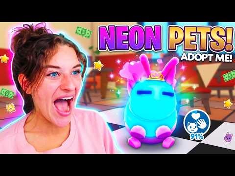 MAKING NEONS In Adopt Me (Why did we lose the MEGA NEON BAT DRAGON?) w/ The Norris Nuts