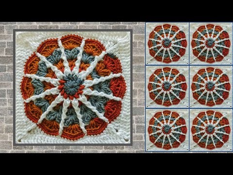 Beautiful Stained Glass Granny Square 👉perfect crochet for Beginner's @sara1111 