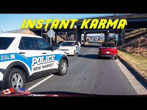 WRONG-WAY IDIOT MEETS OFF-DUTY COP