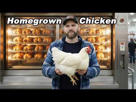 Day 1/31 100% Homegrown Food Challenge - Honey Glazed Rotisserie Chicken. Shawn Woods