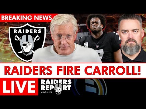 BREAKING NEWS: Pete Carroll FIRED By The Las Vegas Raiders