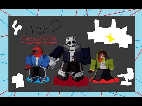 TIER 2 CHARS!! - SHOWCASE! | UT:ISO Redux | (UT:Infinite Souls Ops Redux)