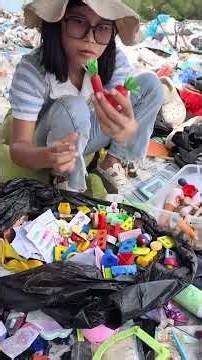 Found a Black Bag FULL of Wooden Educational Toys at the Dump!