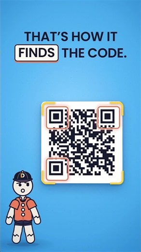 How does a QR code actually work? 📱 #qrcode #didyouknow