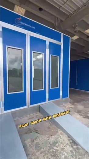 Full Down Draft Spray Paint Booth #automotive #autoshop #spraypaint