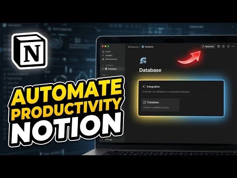 How to automate productivity with Notion - Step By Step