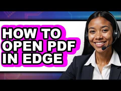 How to Open Pdf in Edge (Only Way)