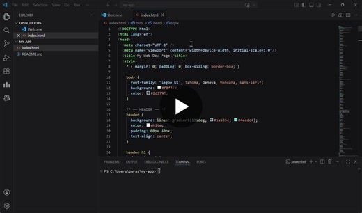 #webdevelopment #html #css #javascript #internship #apexplanet #webdev #frontenddevelopment #100daysofcode #codenewbie #techintern #learninginpublic #developer #coding #firsttask | Paras Gupta