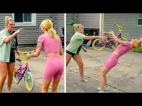 Karen Neighbor Picks A FIGHT and Gets KNOCKED OUT COLD!