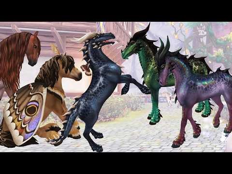 New Color Changing Dragon Horses
