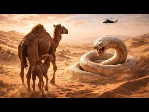 Mother Camel Sacrifices Her Life Saving Baby | Giant Python Attack | Dubai King’s Rescue