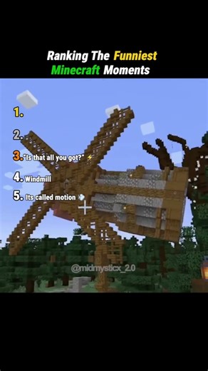 The Funniest Minecraft Moments Ranked #shorts