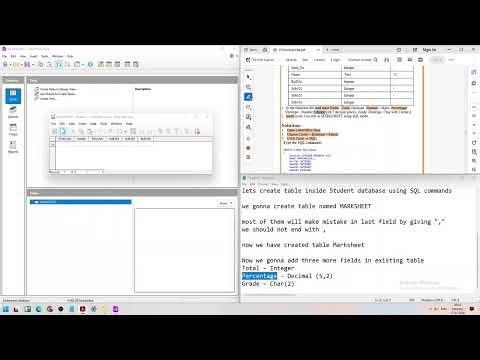 Information Technology- Grade 10- Practical file-Create table using SQL Command in Libreoffice base