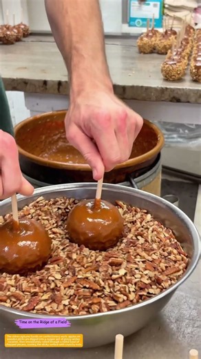 Dipping into Sweetness: How Copper Pots and Chopped Nuts Create Caramel Apples