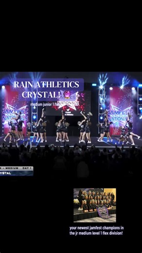 it’s that time again!!🔮💙 Rain athletics crystal! Flawless j1 team. #champions #rainathletics #allstarcheer #foryou