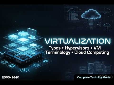 Virtualization Explained: Types, Hypervisors, VM Terminology & Cloud Computing Relationship