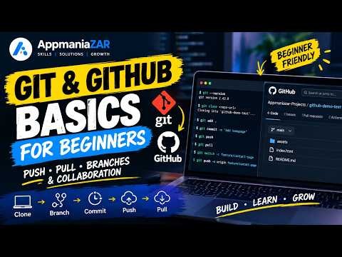 Git & GitHub Tutorial for Beginners | Branches, Push, Pull & Collaboration