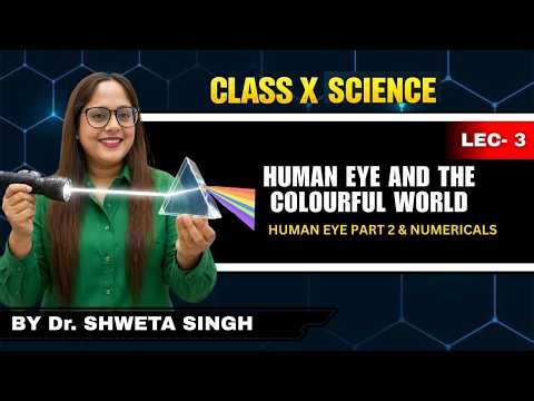 Class 10 Science | Human Eye Part 2 + Numericals | Human Eye and the Colourful World | Shweta Ma’am