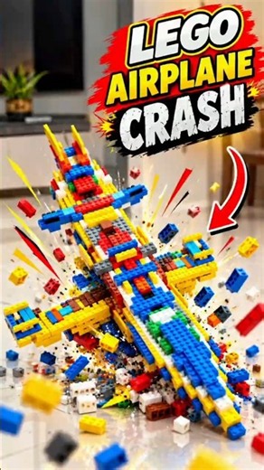 Crashing my Lego Plane ✈️ #subscribe #follow