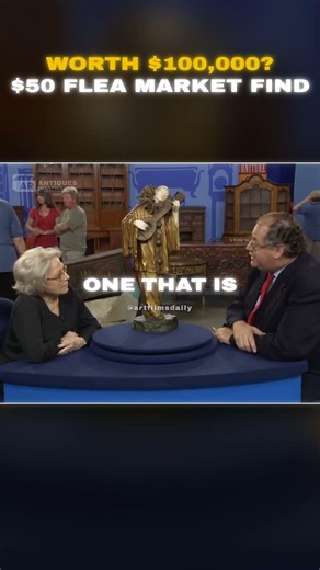 Is This $50 Flea Market Bronze Worth $100,000? #antiquesroadshow #antiques #money #shorts