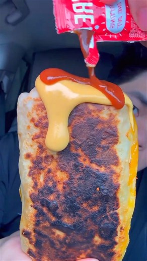 Taco Bell’s LOADED Burrito & Spicy Nacho Fries Feast Is INSANE 🌯🍟🔥 | ASMR #tacobell #asmr #shorts