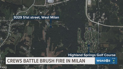 Crews respond to second brush fire in same area within 2 days
