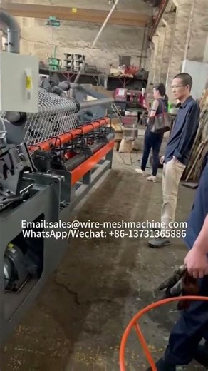 High speed automatic chain link fence machine#Chain link fence making machine