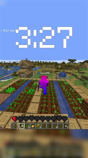 Can I SURVIVE 5 Minutes against the Terminator in Minecraft? #minecraft #shorts #challenge #manhunt