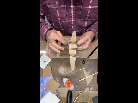 Watch mike the PAPER Engineer Build a P38 Lightning Aircraft Live