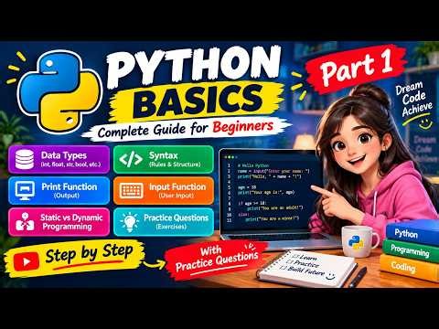 Python Tutorial for Beginners | Learn Python Basics Step by Step